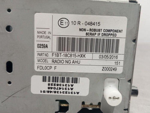  SISTEMA AUDIO / RADIO CD FORD B-MAX (CB2) 