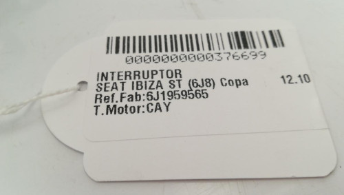  INTERRUPTOR, SEAT, IBIZA ST (6J8) 
