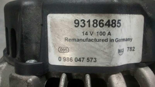  ALTERNADOR OPEL ASTRA G BERLINA 