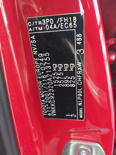 TOYOTA YARIS (KSP9/SCP9/NLP9) 
