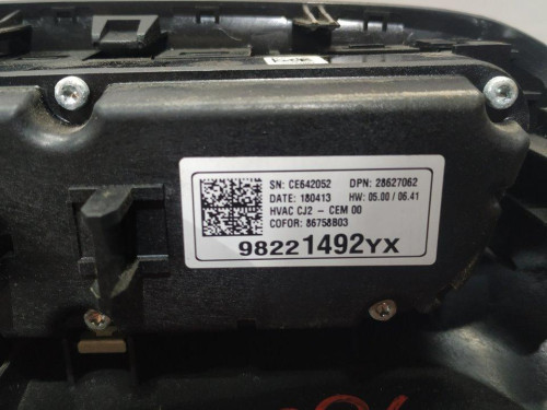  MANDO CALEFACCION / AIRE ACONDICIONADO OPEL CROSSLAND X 