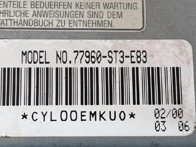 CENTRALITA AIRBAG, HONDA, CIVIC BERL. 3/4 (EG/EH)