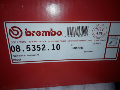 DISCO DE FRENO TRASERO