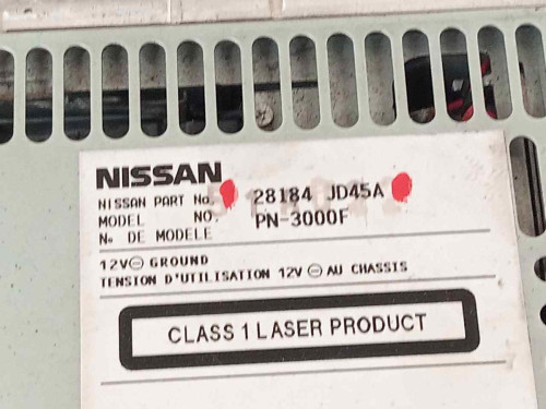  SISTEMA AUDIO / RADIO CD Nissan QASHQAI (J10) 