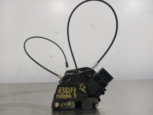  CERRADURA PUERTA TRASERA IZQUIERDA, MAZDA, 3 BERLINA (BK) 