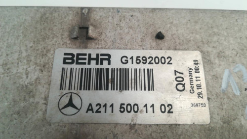  INTERCOOLER MERCEDES-BENZ CLASE E (BM 211) BERLINA 