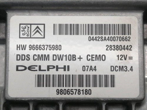  CENTRALITA MOTOR UCE PEUGEOT 508 SW 