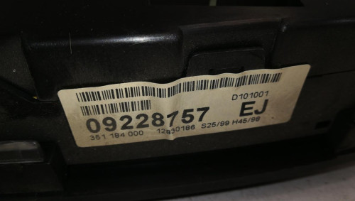  CUADRO INSTRUMENTOS OPEL ZAFIRA A 