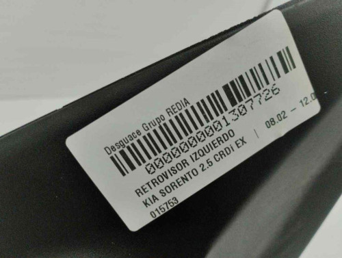  RETROVISOR IZQUIERDO KIA SORENTO (BL) 