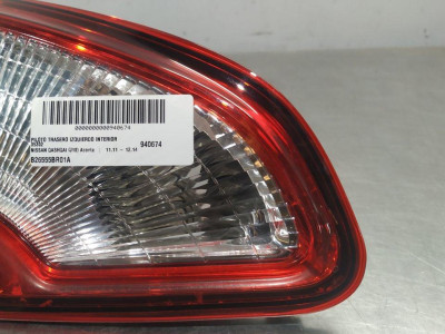PILOTO TRASERO IZQUIERDO INTERIOR, NISSAN, QASHQAI (J10)