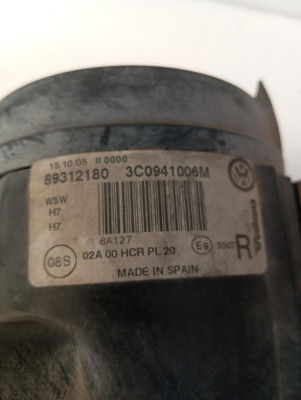 FARO DERECHO, VOLKSWAGEN, PASSAT BERLINA (3C2)