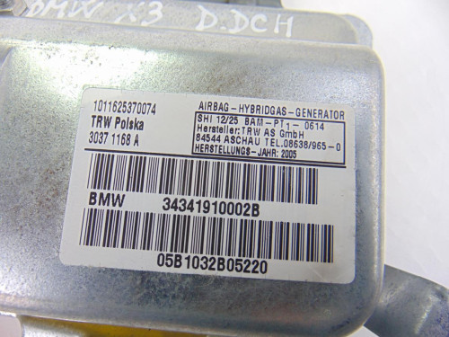  AIRBAG LATERAL DELANTERO DERECHO BMW SERIE X3 (E83) 