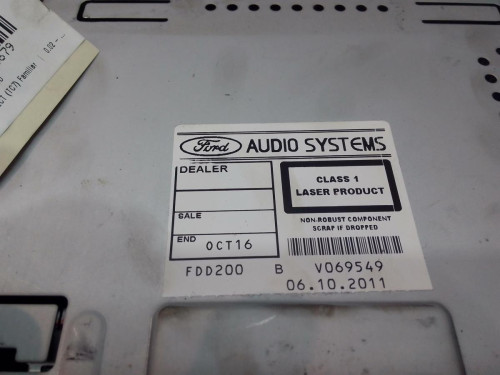  SISTEMA AUDIO / RADIO CD FORD TRANSIT CONNECT (TC7) 
