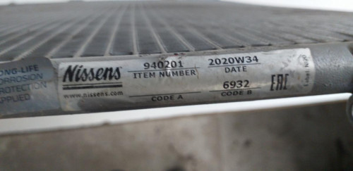 CONDENSADOR / RADIADOR AIRE ACONDICIONADO Nissan PRIMASTAR (X83) 