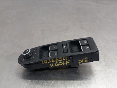 MANDO ELEVALUNAS DELANTERO IZQUIERDO, VOLKSWAGEN, GOLF VI (5K1)(10.2008)