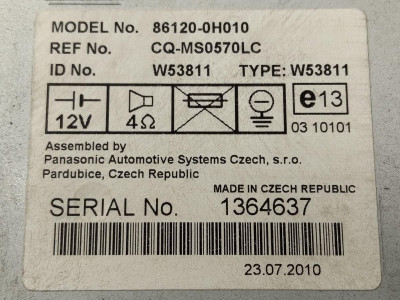 NO IDENTIFICADO, TOYOTA, AYGO (KGB/WNB)