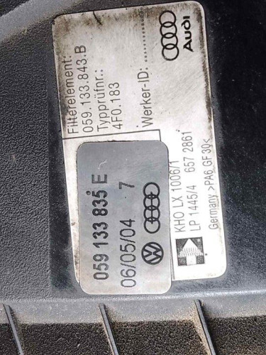 FILTRO AIRE Audi A6 BERLINA (4F2) 