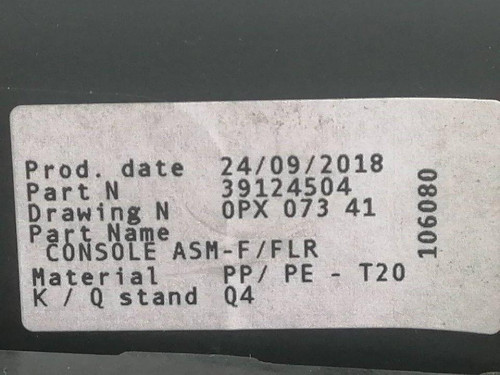  APOYABRAZOS CENTRAL OPEL ASTRA K BERLINA 5P 