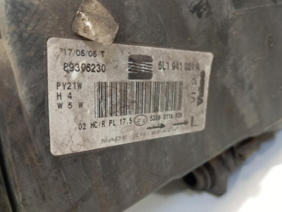 FARO IZQUIERDO, SEAT, IBIZA (6L1)