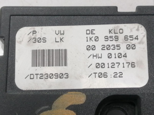  MODULO ELECTRONICO, VOLKSWAGEN, TOURAN (1T1) 