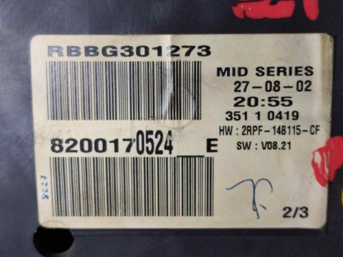 CUADRO INSTRUMENTOS Renault MEGANE II BERLINA 3P 