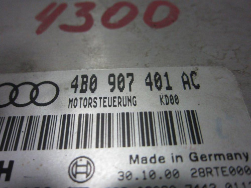  CENTRALITA MOTOR UCE AUDI A6 BERLINA (4B2) 