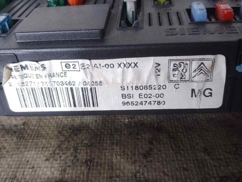 CAJA RELES / FUSIBLES PEUGEOT 206 