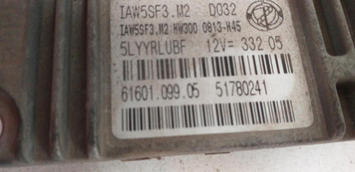  CENTRALITA MOTOR UCE Fiat GRANDE PUNTO (199) 