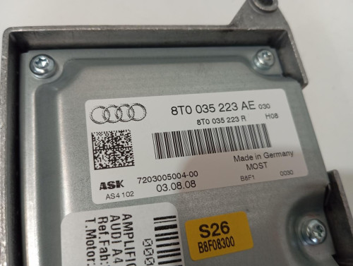  AMPLIFICADOR DE SONIDO AUDI A4 BERLINA (8K2) 