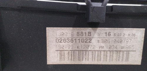  CUADRO INSTRUMENTOS Volkswagen GOLF IV BERLINA (1J1)(10.1997) 