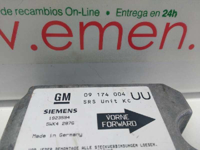 CENTRALITA AIRBAG, OPEL, CORSA C