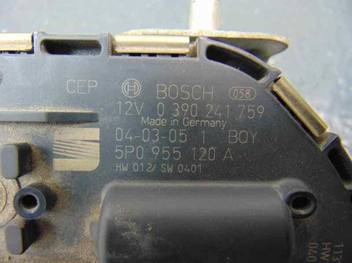 MOTOR LIMPIA DELANTERO, SEAT, ALTEA (5P1)
