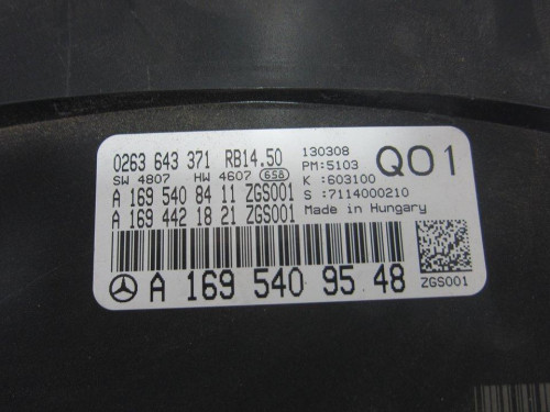  CUADRO INSTRUMENTOS Mercedes-Benz CLASE A (BM 169) 