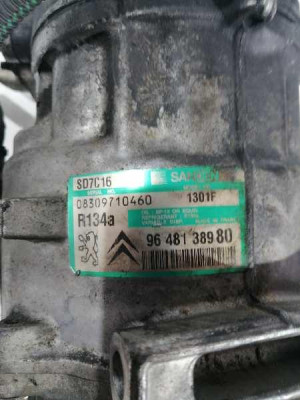 COMPRESOR AIRE ACONDICIONADO, PEUGEOT, 407 SW