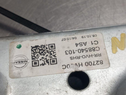  ELEVALUNAS TRASERO DERECHO, NISSAN, QASHQAI (J11E) 