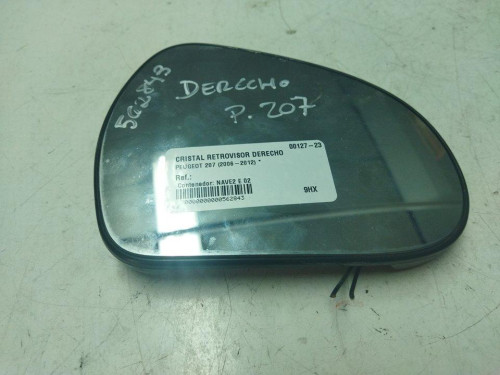  CRISTAL RETROVISOR DERECHO PEUGEOT 207 