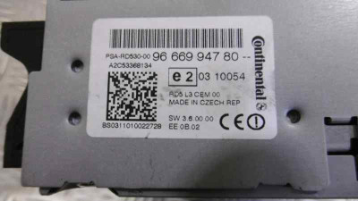 SISTEMA AUDIO / RADIO CD, CITROEN, C4 BERLINA