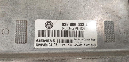  CENTRALITA MOTOR UCE Volkswagen POLO IV (9N1) 