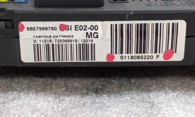 CAJA RELES / FUSIBLES, Peugeot, 206 +