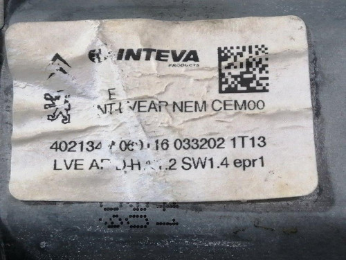  ELEVALUNAS DELANTERO DERECHO CITROEN C3 PICASSO 
