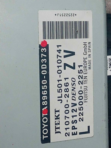  CENTRALITA MOTOR UCE TOYOTA YARIS (P13) 
