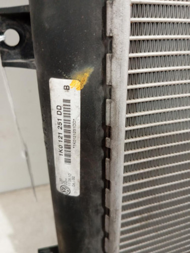  RADIADOR AGUA Volkswagen GOLF VI (5K1)(10.2008) 