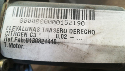  ELEVALUNAS TRASERO DERECHO 