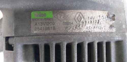  ALTERNADOR Renault MEGANE I SCENIC (JA0) 
