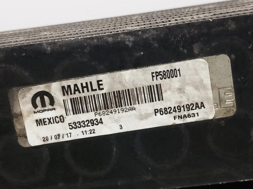  INTERCOOLER, JEEP, COMPASS (MP) 