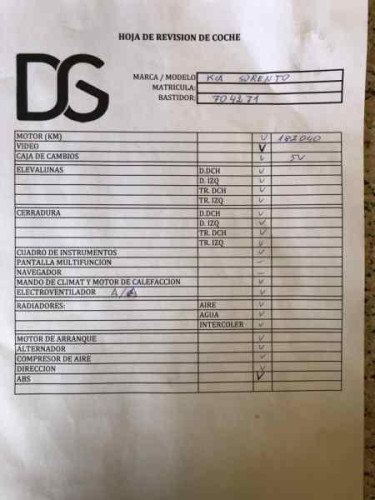 KIA SORENTO (BL) used