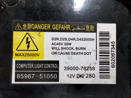  FARO DERECHO, LEXUS, IS (DS2/IS2) 
