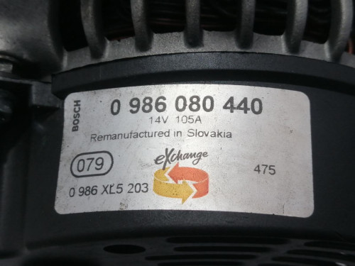  ALTERNADOR, FORD, FOCUS BERLINA (CAP) 