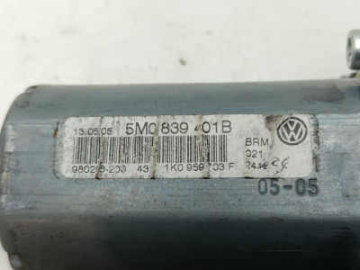 MOTOR ELEVALUNAS TRASERO DERECHO, VOLKSWAGEN, GOLF PLUS V (5M1)