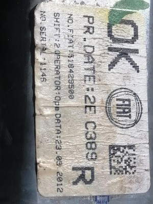 ELEVALUNAS DELANTERO DERECHO, FIAT, III PANDA (319)